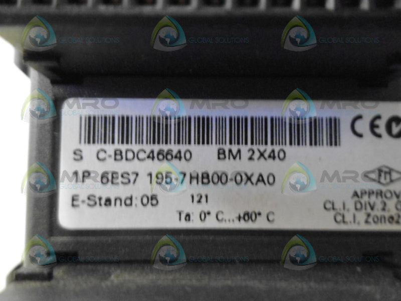 SIEMENS 6ES7195-7HB00-0XA0 BUS MODULE *NEW NO BOX*