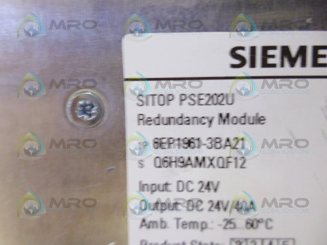 SIEMENS 6EP1961-3BA21 POWER SUPPLY *NEW NO BOX*