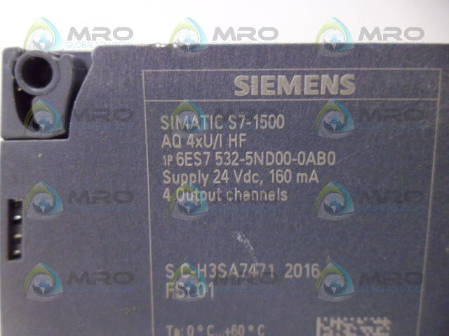 SIEMENS 6ES7532-5ND00-0AB0 POWER SUPPLY *NEW NO BOX*