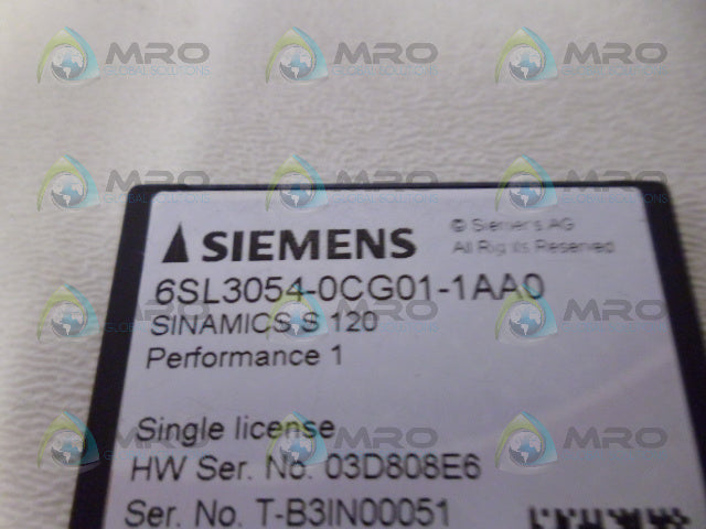 SIEMENS 6SL3054-0CG01-1AA0 FLASH CARD *NEW NO BOX*