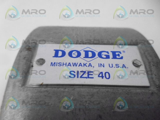 DODGE SIZE 40 COUPLING *NEW NO BOX*