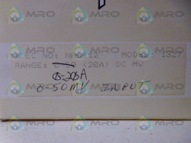 SIMPSON 1327 PANEL METER 0-20A  *NEW IN BOX*