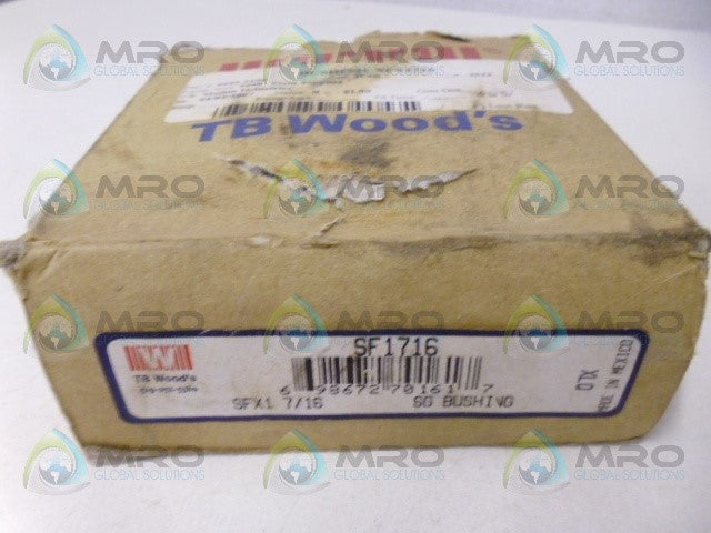 TB WOODS SF1716 BUSHING *NEW IN BOX*