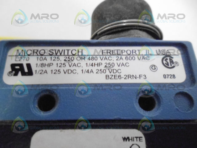 MICROSWITCH BZE6-2RN-F3 *USED*