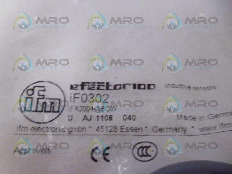IFM EFECTOR IF0302 INDUCTIVE PROXIMITY SENSOR *NEW IN FACTORY BAG*