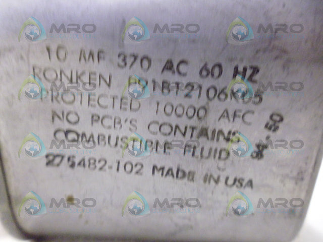 RONKEN P91B12106K05 CAPACITOR *NEW NO BOX*