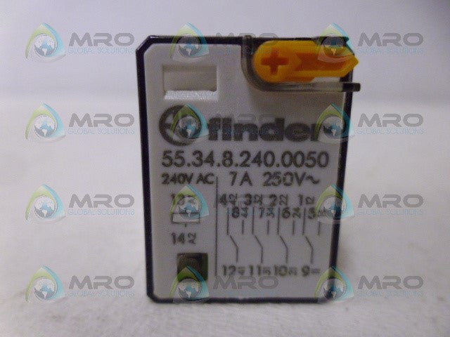 FINDER 55.34.8.240.0050 RELAY 240V 7A *NEW NO BOX*