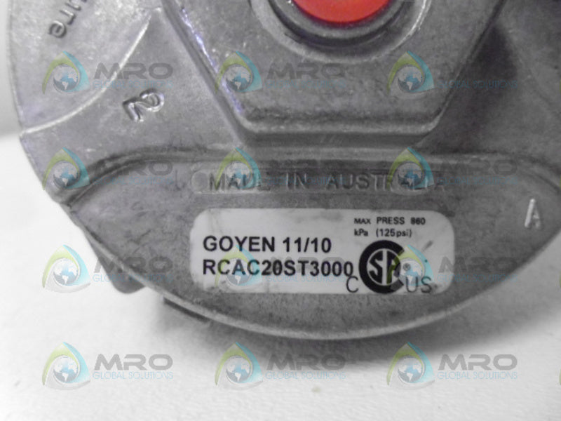 GOYEN RCAC20ST3000 VALVE *NEW NO BOX*
