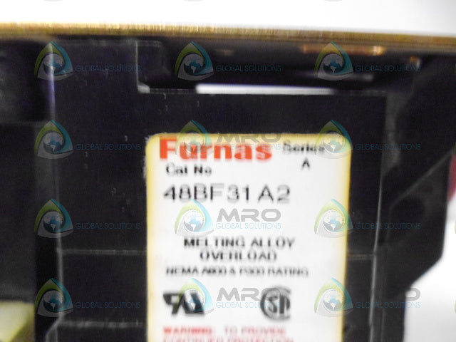 FURNAS 15EF32A CONTROLLER W/ FURNAS 48BF31A2 RELAY *USED*