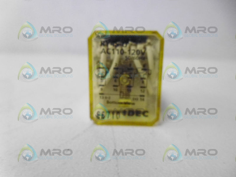 IDEC RY4S-U RELAY 110-120VAC * NEW NO BOX *