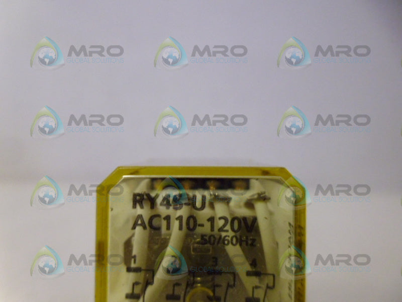 IDEC RY4S-U RELAY 110-120VAC * NEW NO BOX *