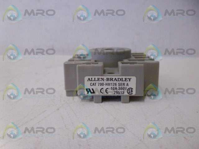 ALLEN BRADLEY 700-HN126 SER. A RELAY BASE *NEW NO BOX*