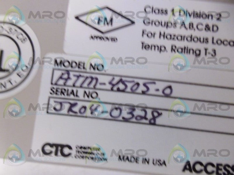 CTC ATM-4505-0 POWER SUPPLY MODULE  NSNP