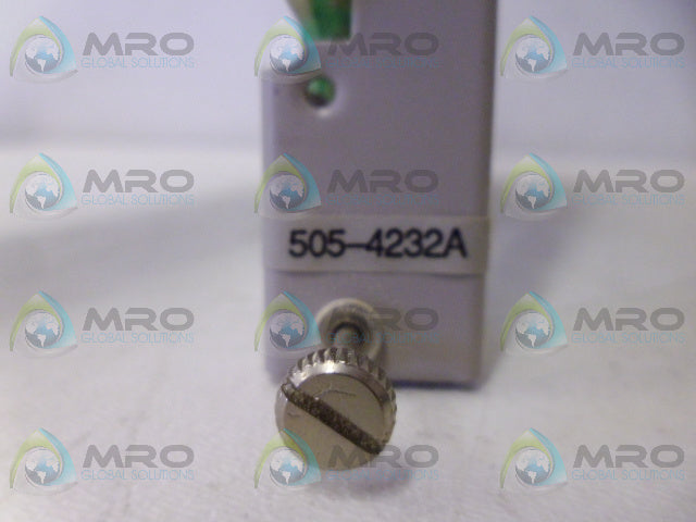 SIEMENS 505-4232A INPUT MODULE *USED*