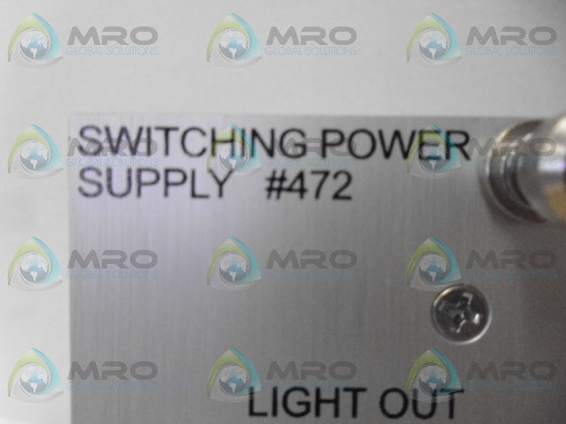 THOMPSON SCALE 472-F POWER SUPPLY *USED*