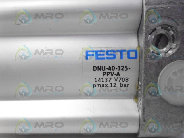 FESTO DNU-40-125-PPV-A PNEUMATIC CYLINDER *NEW NO BOX*