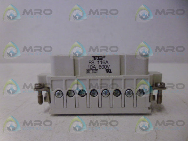 T&B FS116A CONNECTOR *NEW NO BOX*