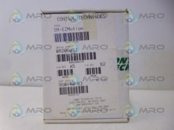 CONTROL TECHNIQUES SM-EZMOTION 960440-03 MOTION MODULE * NEW IN BOX *