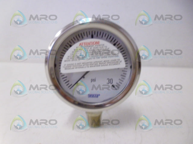 WIKA 232.53 GAUGE 30PSI 2.5" *NEW IN BOX*