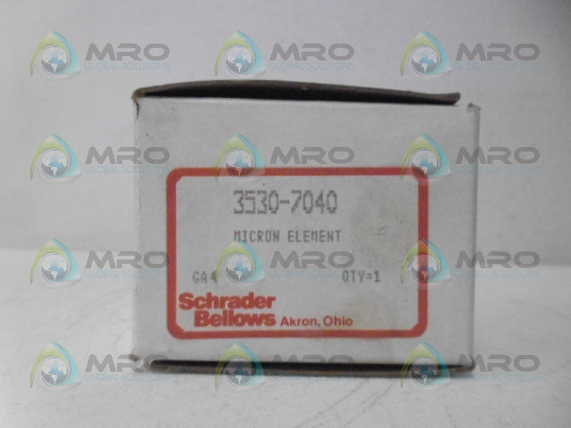 SCHRADER BELLOWS 3530-7040 FILTER ELEMENT *NEW IN BOX*