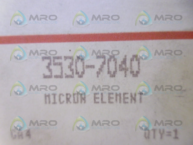 SCHRADER BELLOWS 3530-7040 FILTER ELEMENT *NEW IN BOX*