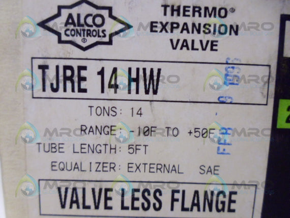 ALCO TJRE-14-HW THERMO EXPANSION VALVE * NEW IN BOX *