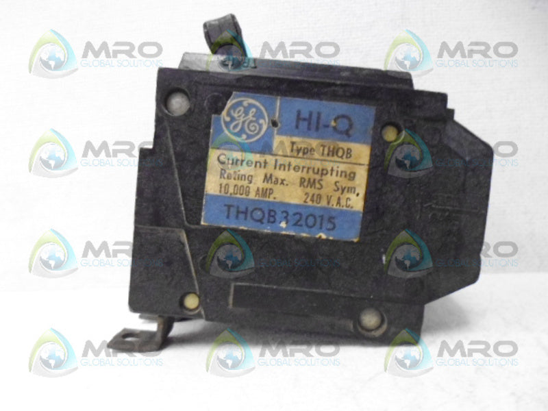 GENERAL ELECTRIC THQB32015 CIRCUIT BREAKER 3P 15A  UNMP