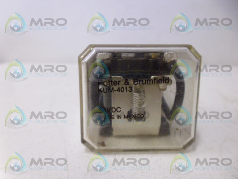 POTTER & BRUMFIELD KUM-4013 RELAY 24VDC *NEW NO BOX*
