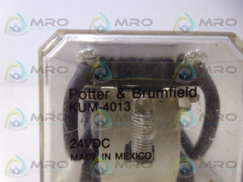 POTTER & BRUMFIELD KUM-4013 RELAY 24VDC *NEW NO BOX*