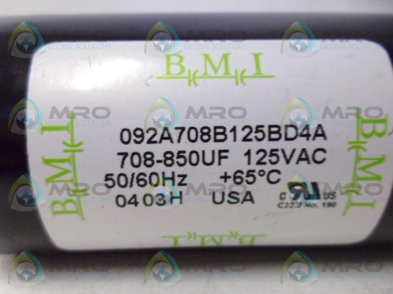 BMI 092A708B125BD4A CAPACITOR *NEW NO BOX*