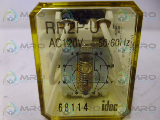 IDEC RR2P-U RELAY 12VAC *NEW NO BOX*