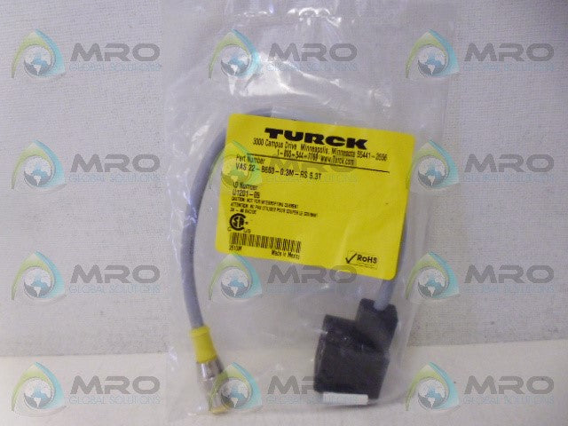 TURCK VAS 22-B653-0.3M-RS 5.3T MODULE *NEW IN FACTORY BAG*