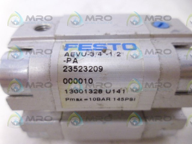 FESTO AEVU-3/4-1/2-PA CYLINDER *NEW NO BOX*