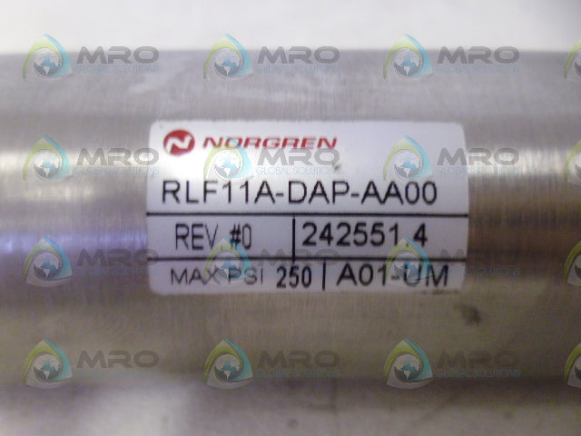 NORGREN RLF11A-DAP-AA00 PNEUMATIC CYLINDER *NEW NO BOX*