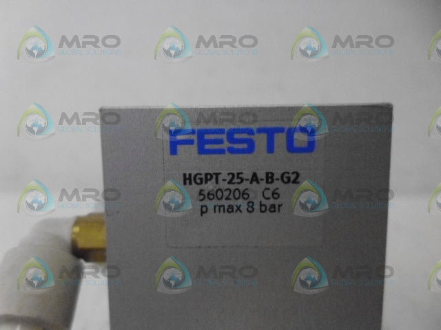 FESTO HGPT-25-A-B-G2 PARALLEL GRIPPER *USED*