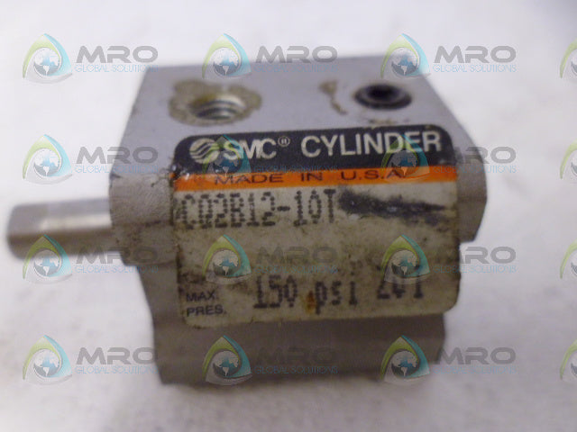 SMC CQ2B12-10T COMPACT CYLINDER *USED*