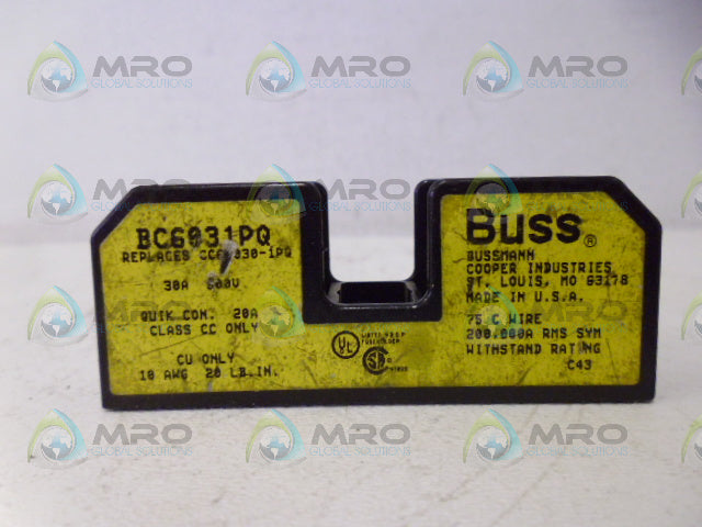 BUSS BC6031PQ FUSE HOLDER *NEW NO BOX*