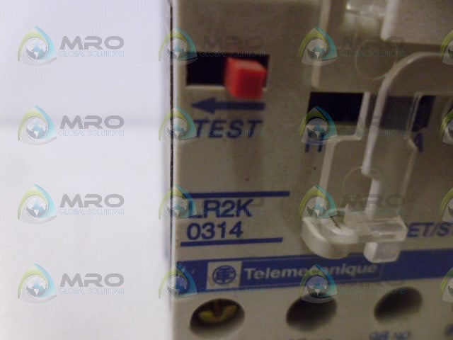 TELEMECANIQUE LR2K0314 OVERLOAD RELAY *USED*