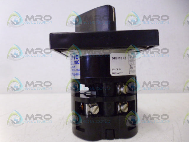 SIEMENS 3LB3237-1AA01 ROTARY SWITCH *NEW NO BOX*