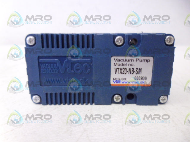 VTEC VTX20-NB-SM VACUUM PUMP *NEW NO BOX*
