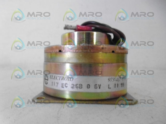ELECTROID 117-EC-26B-8-6V-L BRAKE ASSEMBLY *NEW NO BOX*