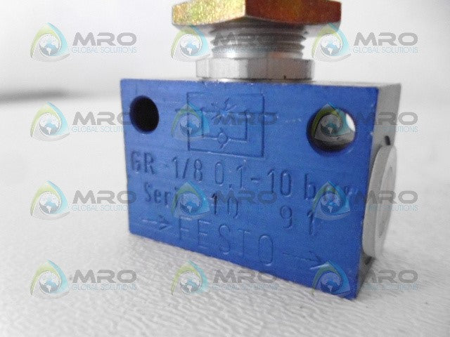 FESTO GR-1/8 FLOW CONTROL VALVE *NEW NO BOX*