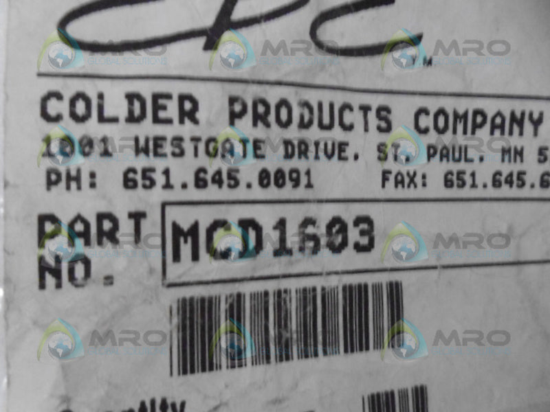 CPC MCD1603 COUPLING (PKG OF 3) *NEW IN FACTORY BAG*