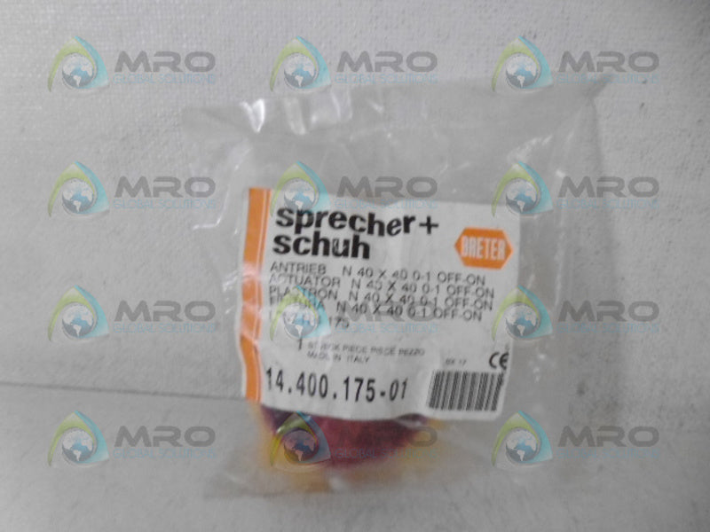 SPRECHER+SCHUH 14.400.175-01 ACTUATOR *NEW IN FACTORY BAG*
