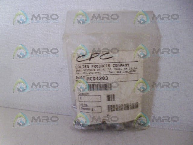 CPC MCD4203 BRASS INSERT (PKG OF 8) *NEW IN FACTORY BAG*