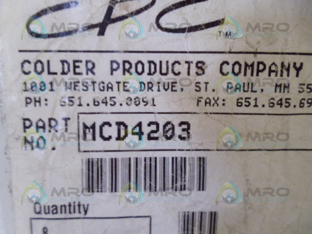 CPC MCD4203 BRASS INSERT (PKG OF 8) *NEW IN FACTORY BAG*