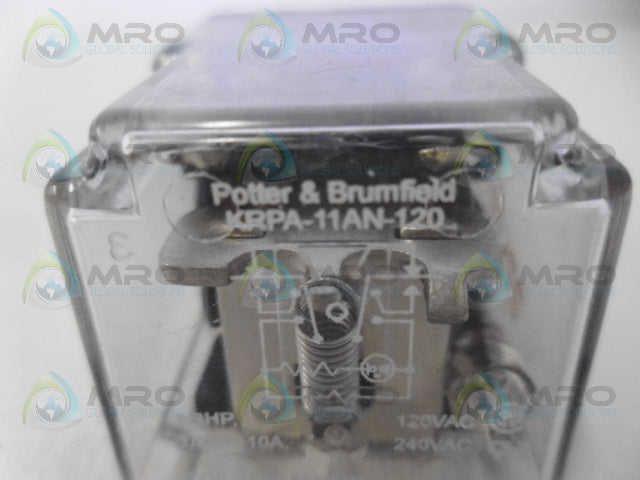 POTTER & BRUMFIELD KRPA-1AN-120 RELAY *USED*