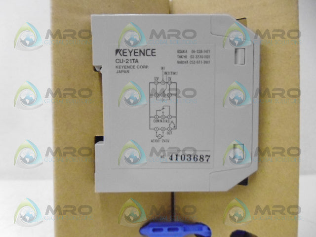 KEYENCE CU-21TA SENSOR CONTROL UNIT *NEW IN BOX*
