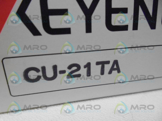 KEYENCE CU-21TA SENSOR CONTROL UNIT *NEW IN BOX*