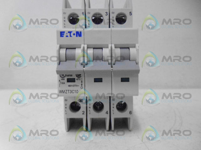 EATON WMZT3C10 CIRCUIT BREAKER 10A 3P *NEW IN BOX*